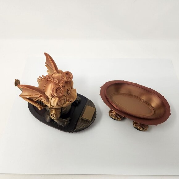 Steampunk Baby Dragon Keepsake Trinket Box (n) - Picture 4 of 8